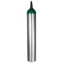 Think Safe DO6061-T6 Aluminum Empty Oxygen D Cylinder, 425 liter Capacity