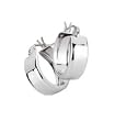 14kt. White Gold, Small Hoop Earrings