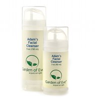 Adam's Facial Cleanser- NO Scent / Men's Face Care /Unscented, Fragrance Free(Dry, Normal, Sensitive) Moisturizing, Anti-aging (Certified Organic Ingredients) 3 oz