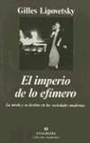 El Imperio De Lo Efimero