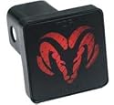Bully Receiver Hitch Plug Cover - Lighted Square Brake Light - Dodge Logo (Fits 2" Receiver)