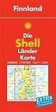  : Shell L&auml;nderkarte. Finnland. 1 : 750 000: Finland. Finlande. Soumi. Mit Ortsverzeichnis und Reisef&uuml;hrer