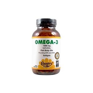 Country Life Omega 3 1000mg Fish Oil