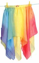 Rainbow Silk Fairy Skirt