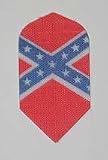4 sets Confederate Flag Slim flights - Cloth, Fabric, Ripstop