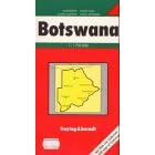 Middle East and Africa Road Map: Botswana with Guide 1:1.75m