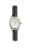 Caravelle Strap Collection Silver-Tone textured Dial Women's Watch #45L119