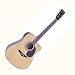 Vintage® VEC500 Series Electro-Acoustic Guitar - Natural Finish