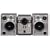 RCA RS2664 5-Disc CD Changer Bookshelf Audio System