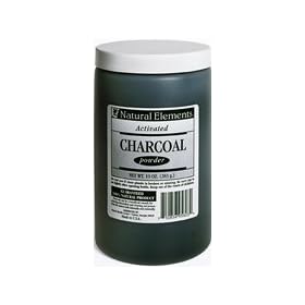 Natural Elements Activated Charcoal Powder, 10 oz