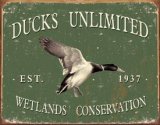 Ducks Unlimited Duck Hunting tin sign #1388
