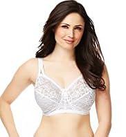 Total Support Non-Wired All-Over Fleur Lace B-G Bra