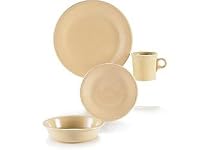 Fiesta 4-Piece Dinnerware Place Setting, Ivory