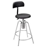 Polyurethane Shop Stool With Backrest