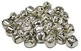 Jingle Bells 72 pcs X 9mm silver