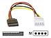 Electronics : Adaptec - Power cable - 15 pin SATA power - 4 PIN internal power (M) - 20.3 cm