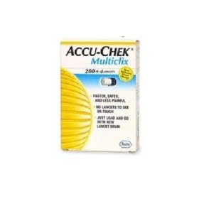 Accu-chek Multiclix Lancets 200+4 (204)