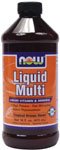 Liquid Multi Tropical Orange Flavor by NOW Foods - (16 oz. Liquid)