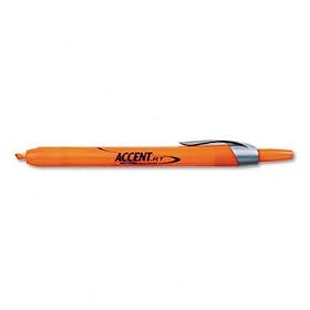 Sharpie Accent 28006 - Accent Retractable Highlighters, Chisel Tip, Orange, 12/Pk-SAN28006