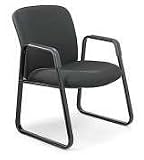 Big & Tall Guest Chair Gray