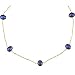Black Pearl Station Necklace