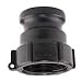 Banjo 150A Polypropylene Cam & Groove Fitting, 1-1/2" Male Adapter x NPT Female