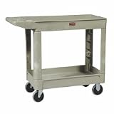 Review RUBBERMAID  / RUB452088BG - Heavy-Duty 2-Shelf Utility Cart