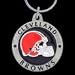 Cleveland Browns Round NFL Football Keychain