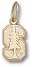 Stanford Cardinal "S Tree" 3/8" Charm - 14KT Gold Jewelry