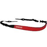 Op/Tech Fashion Strap for Cameras, Camcorders & Binoculars, Red.