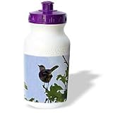 Rebecca Anne Grant Photography Designs Nature Birds - Perched Bird Oil Painting - Water Bottles