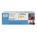HP Color Laserjet C9702A Yellow Print Cartridge with Smart Printing Technology,