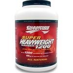 Champion Nutrition Super Heavyweight Gainer 1200 Ultra High-Density Mass Gainer, Double Fudge Chocolate, 6.6-Pound Plastic Jar