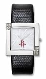 Houston Rockets NBA Womens Glamour Leather Watch