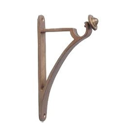Antique Brass Curtain Rod Holders