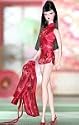 Barbie Collectibles Fashion Model Silkstone: Red Moon Chinoserie Barbie