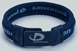 Phiten Titanium Bracelet: Color-Navy, Size-Small(6-1/2