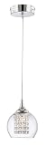 Possini Encircled Crystal 6 Wide Halogen Mini Pendant