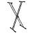 Keyboard stand, height adjustable 800-950mm, 350mm wide