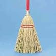 Corn Lobby/Toy Broom, 39"Long, Red Wood Handle UNS951T