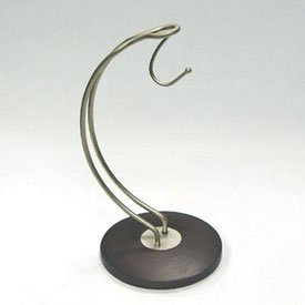 Sierra Banana Hanger Walnut & Satin Nickel