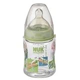 NUKOrthodonticSiliconeBPAFreeNippleBottle,5Ounce,SinglePack,ColorsMayVary