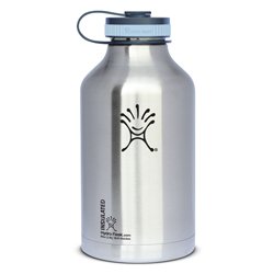 Hydro Flask Wide Mouth Vacuum Insulated Stainless Steel Growler - Stainless Finish - 64 oz