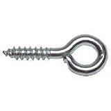 Buy #0 Large Steel Eye Screws Zinc by World Wide Sourcing