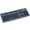 Cherry G83-6105 LRNFR-2 Tastatur PS/2 105 Tasten MS W95 FR Schwarz Schwarz