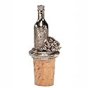 Wine Bottle Pewter Stopper