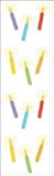 Candles Sticker Package by Mrs. Grossman's