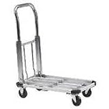 Sparco Products Hand Truck,w/Retrac.,Handle.,220 Lb. Cap,17x22x9,Aluminum