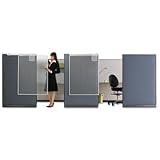 Quartet Premium Workstation Privacy Screen, 48 x 36 Inches, Aluminum Frame (WPS1000)