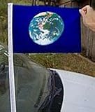 Earth Flag, Printed Both Sides, Outdoor Fabric
